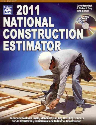 Imagen de archivo de 2011 National Construction Estimator, 59th Edition (Book & CD-ROM) a la venta por SecondSale
