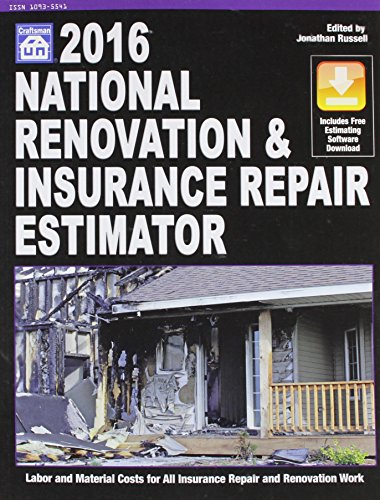 Beispielbild fr 2016 National Renovation and Insurance Repair Estimator : Labor and Material Costs for All Insurance Repair and Renovation Work zum Verkauf von Better World Books
