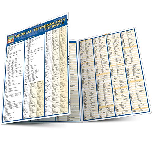 Stock image for Medical Terminology:the Basics : A QuickStudy Laminated Reference Guide for sale by Better World Books