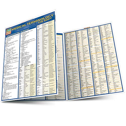 Stock image for Medical Terminology Laminate Reference Chart: The Body (Quickstudy: Academic) for sale by Revaluation Books