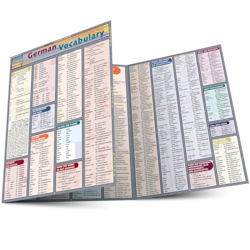 Imagen de archivo de German Vocabulary QuickStudy Laminated Reference Guide (QuickStudy Academic) a la venta por Ria Christie Collections