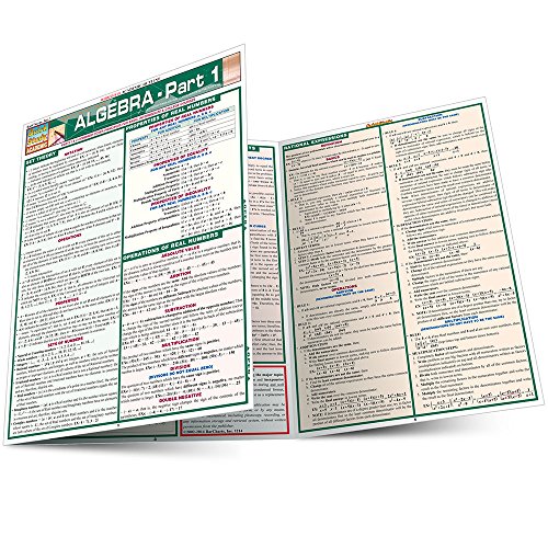 Imagen de archivo de Algebra Part 1 (Quickstudy Reference Guides - Academic) a la venta por Ergodebooks
