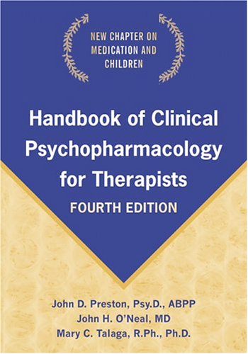 9781572243996: Handbook of Clinical Psychopharmacology for Therapists