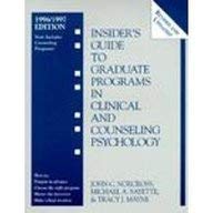 Stock image for Insiders Guide to Graduate Programs in Clinical and Counseling Psychology: 1996/1997 Edition for sale by Solr Books