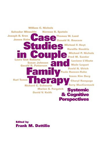 9781572302976: Case Studies in Couple and Family Therapy: Systemic and Cognitive Perspectives (The Guilford Family Therapy Series)