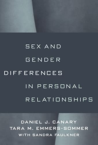 Imagen de archivo de Sex and Gender Differences in Personal Relationships a la venta por Better World Books Ltd
