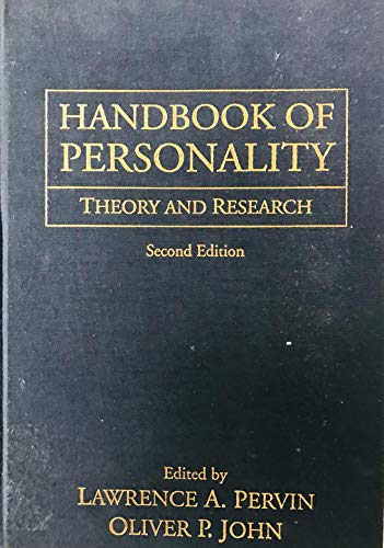 Handbook of Personality: Theory and Research, Second Edition (9781572304833) by Pervin, Lawrence A.; John, Oliver P.