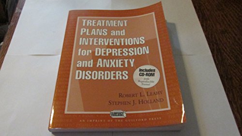 9781572305144: Treatment Plans and Interventions for Depression and Anxiety Disorders, 2e (Treatment Plans and Interventions for Evidence-Based Psychotherapy)