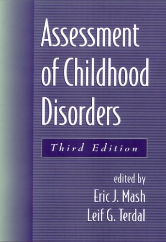Beispielbild fr Assessment of Childhood Disorders, Third Edition zum Verkauf von Better World Books