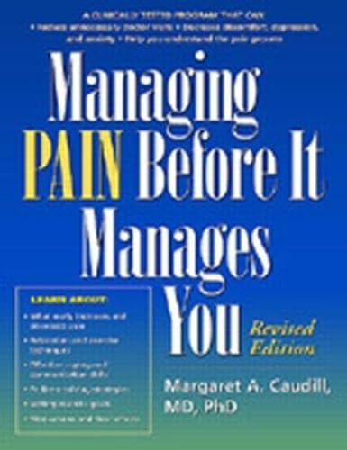 Stock image for Managing Pain Before It Manages You for sale by Better World Books: West