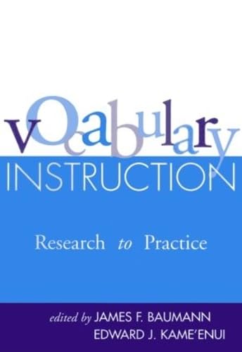 Stock image for Vocabulary Instruction : Research to Practice for sale by Better World Books