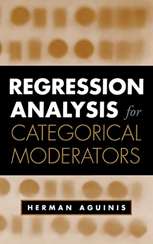 Imagen de archivo de Regression Analysis for Categorical Moderators (Methodology in the Social Sciences) a la venta por SecondSale