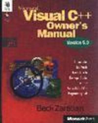 Visual C++ Owner's Manual: Version 5.0