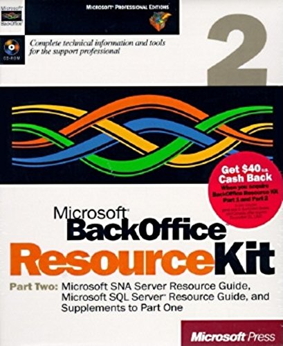 9781572315341: Microsoft BackOffice Resource Kit (Microsoft Professional Editions)