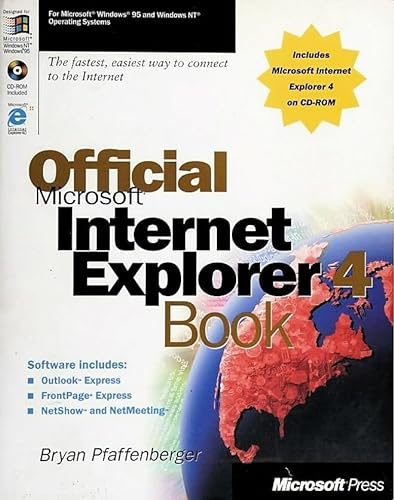 Beispielbild fr Official Microsoft Internet Explorer 4 Book zum Verkauf von Wonder Book