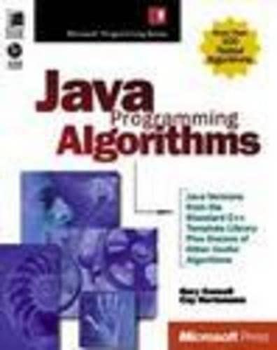 Java Programming Algorithms (Microsoft Programming Series) (9781572316904) by Horstmann, Cay S; Cornell, Gary