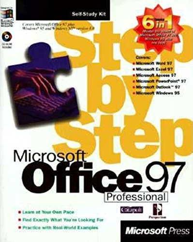 Imagen de archivo de Microsoft Office 97 Professional 6-In-1 Step by Step (Step By Step Series) a la venta por Wonder Book