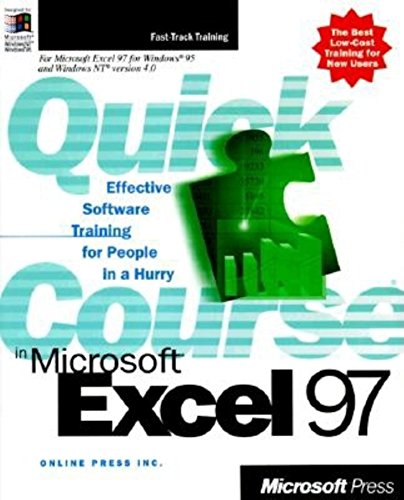 Imagen de archivo de Quick Course in Microsoft Excel 97 a la venta por Wonder Book