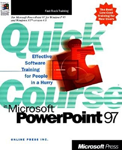 Imagen de archivo de Quick Course in Microsoft PowerPoint 97 a la venta por Wonder Book