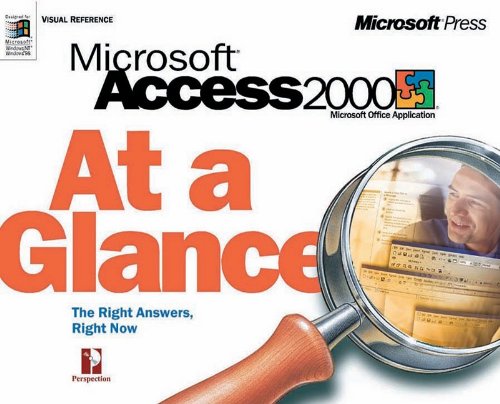 Imagen de archivo de Microsoft Access 2000 at a Glance a la venta por Better World Books