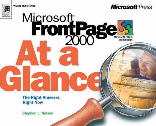 Beispielbild fr Microsoft FrontPage 2000 at a Glance (At a Glance (Microsoft)) zum Verkauf von medimops