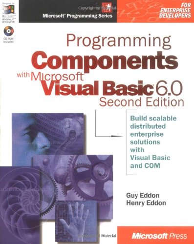 Beispielbild fr Programming Components with Microsoft Visual Basic 6.0 zum Verkauf von Better World Books