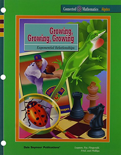 Imagen de archivo de Connected Mathematics : Growing, Growing, Growing a la venta por Better World Books