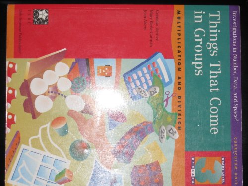 Imagen de archivo de Things That Come In Groups, Grade 3: Multiplication and Division (Investigations in Number, Data, an a la venta por Save With Sam