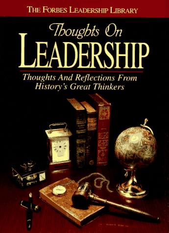 Beispielbild fr Thoughts on Leadership zum Verkauf von ThriftBooks-Atlanta