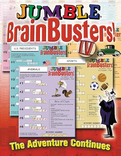 JumbleÂ® BrainBusters! IV: The Adventure Continues (4) (JumblesÂ®) (9781572434899) by Tribune Media Services