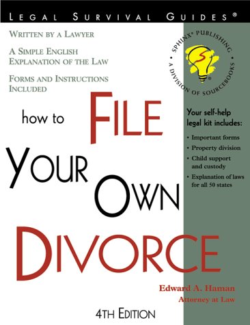 Stock image for How to File Your Own Divorce for sale by Better World Books