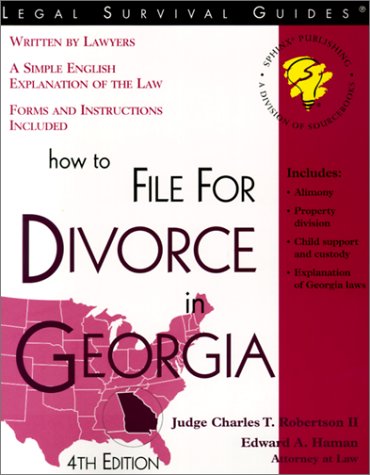 9781572481374: How to File for Divorce in Georgia, 4th ed (Legal Survival Guides)
