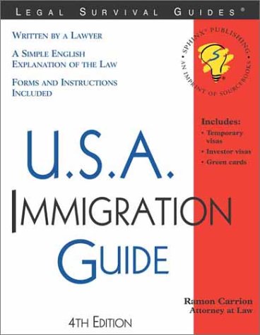 Imagen de archivo de U. S. A. Immigration Guide a la venta por Better World Books