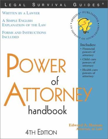 Stock image for Power of Attorney Handbook for sale by Wonder Book