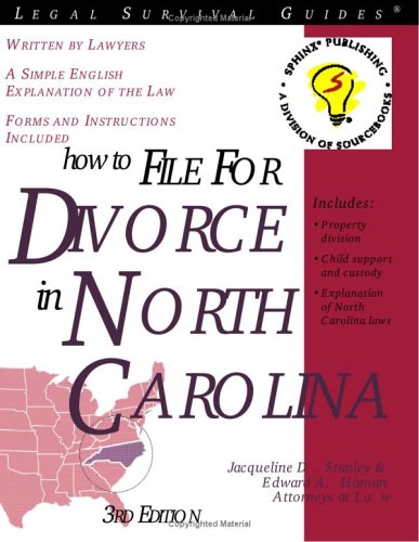 Imagen de archivo de How to File for Divorce in North Carolina a la venta por ThriftBooks-Atlanta