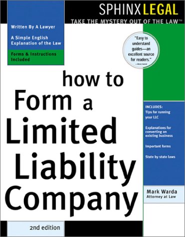 9781572482227: How to Form a Limited Liability Company