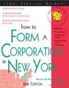 Stock image for How to Form a Corporation in New York for sale by Better World Books