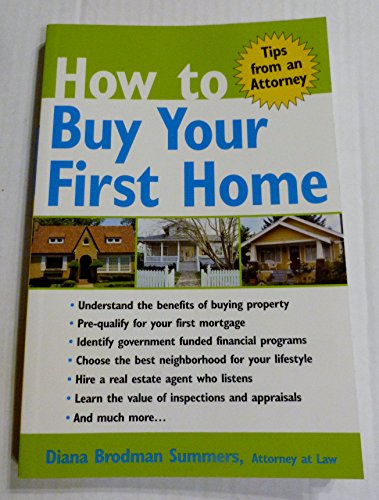 Stock image for How to Buy Your First Home for sale by Better World Books