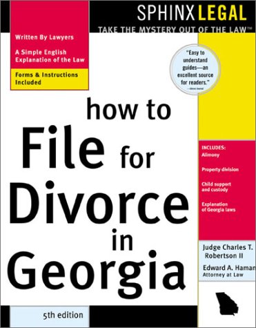 9781572483408: How to File for Divorce in Georgia (Legal Survival Guides)