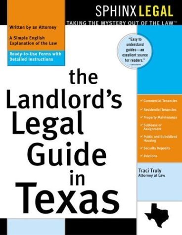 Stock image for The Landlord's Legal Guide in Texas for sale by HPB-Red