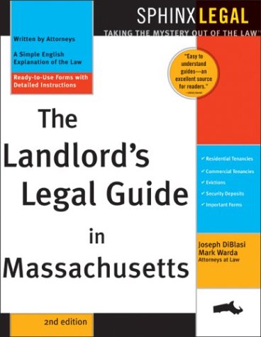 Imagen de archivo de Landlord's Legal Guide in Massachusetts a la venta por ThriftBooks-Dallas