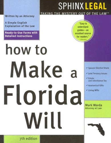 9781572484566: How to Make a Florida Will, 7e