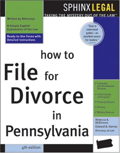 9781572484955: How to File for Divorce in Pennsylvania