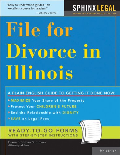 9781572485105: File For Divorce In Illinois