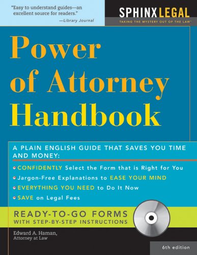 9781572485358: Power of Attorney Handbook (Legal Survival Guides)