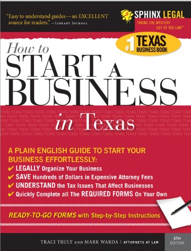 Stock image for Start a Business in Texas for sale by ThriftBooks-Dallas