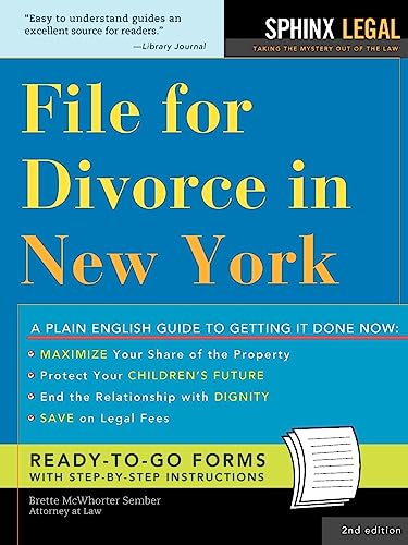 File for Divorce in New York (Legal Survival Guides) (9781572486089) by McWhorter Sember, Brette