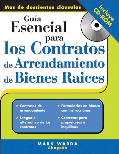 9781572486133: Guia Esencial Para los Contratos de Arrendamiento de Bienes Raices