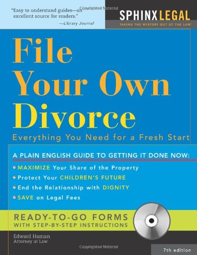 Stock image for File Your Own Divorce : Everything You Need for a Fresh Start for sale by Better World Books: West