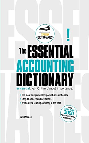 Stock image for The Essential Accounting Dictionary (Sphinx Dictionaries) for sale by SecondSale